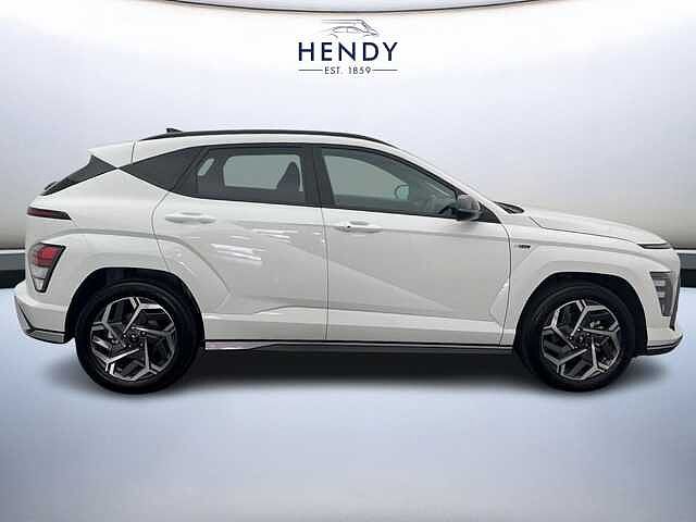 Hyundai KONA 1.6 Hybrid 138 N Line 5dr DCT WHITE