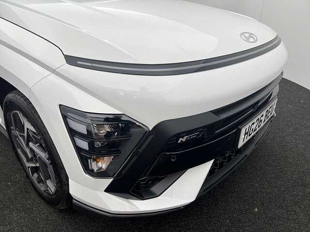 Hyundai KONA 1.6 Hybrid 138 N Line 5dr DCT WHITE