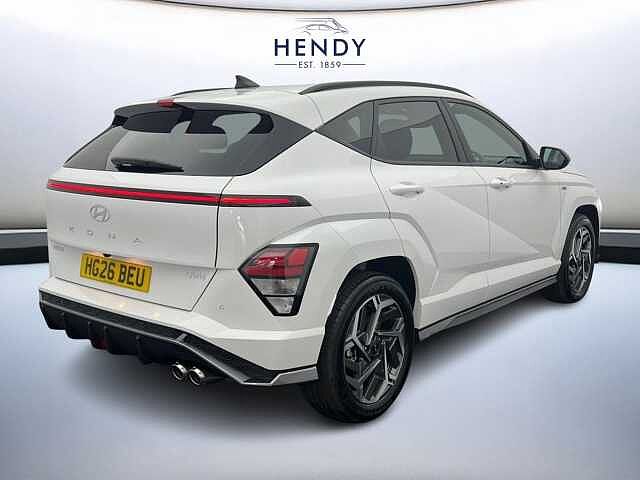 Hyundai KONA 1.6 Hybrid 138 N Line 5dr DCT WHITE