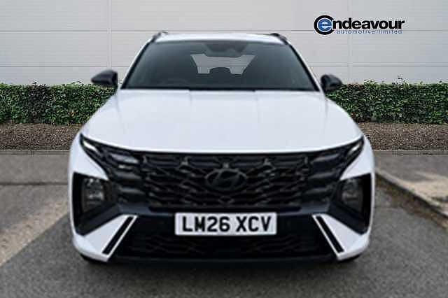 Hyundai TUCSON 1.6T Hybrid N Line 5dr Auto White