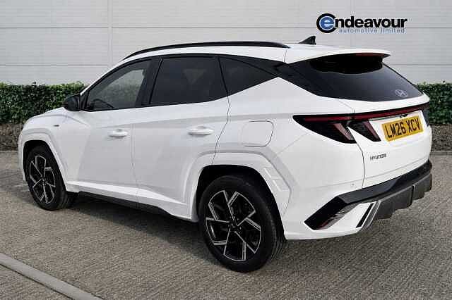 Hyundai TUCSON 1.6T Hybrid N Line 5dr Auto White
