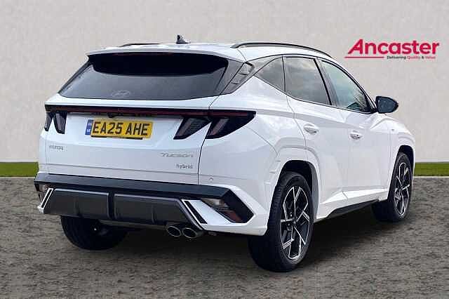 Hyundai TUCSON 1.6T Hybrid N Line 5dr Auto White