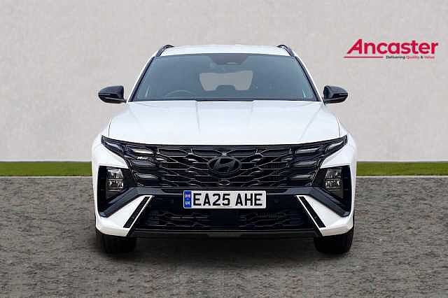 Hyundai TUCSON 1.6T Hybrid N Line 5dr Auto White