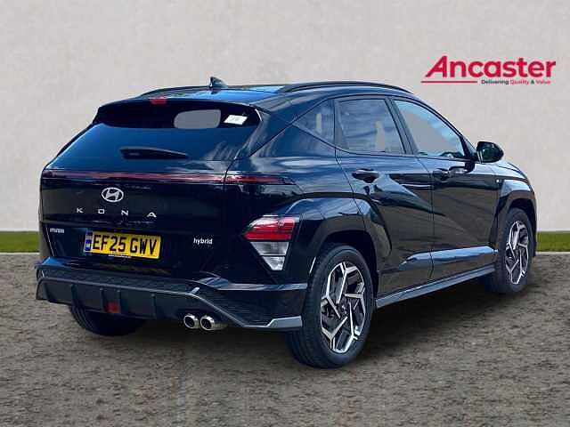 Hyundai KONA 1.6 Hybrid 129 N Line 5dr DCT Black