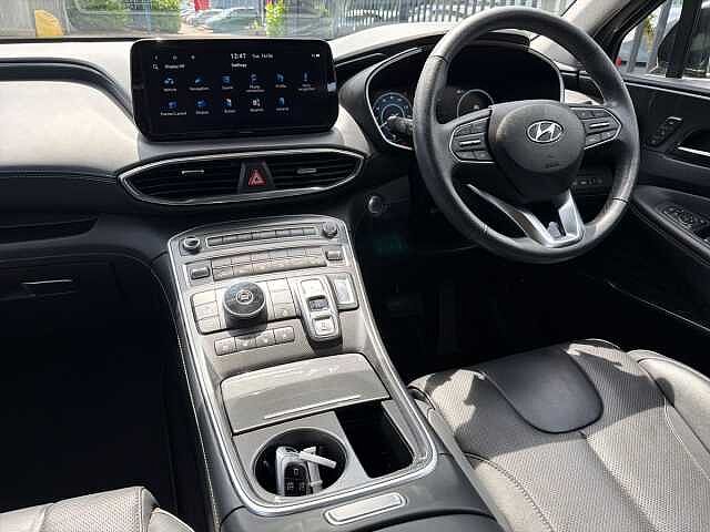 Hyundai SANTA FE 1.6 TGDi Hybrid Ultimate 5dr Auto arl - Abyss black
