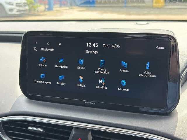 Hyundai SANTA FE 1.6 TGDi Hybrid Ultimate 5dr Auto arl - Abyss black