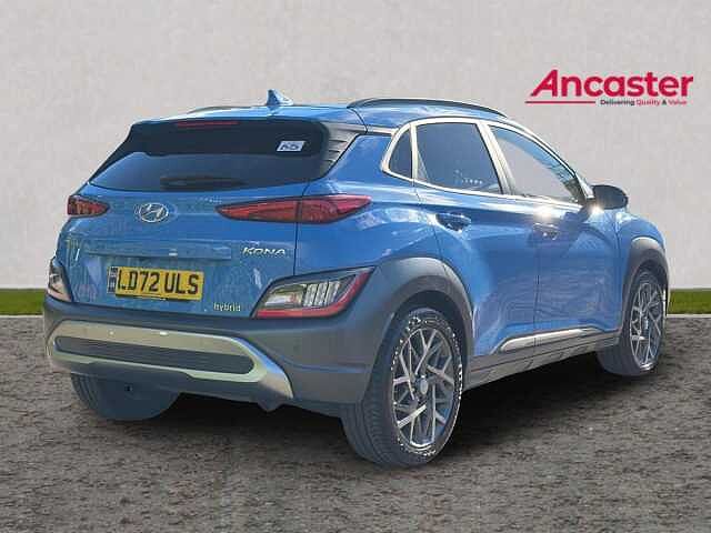 Hyundai KONA 1.6 GDi Hybrid Premium 5dr DCT Dive blue