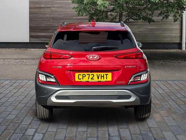 Hyundai KONA 1.6 h-GDi Ultimate SUV 5dr Petrol Hybrid DCT Euro 6 (s/s) (141 ps) Pulse Red