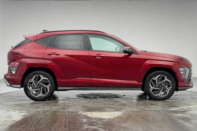 Hyundai KONA 1.6 h-GDi N Line S SUV 5dr Petrol Hybrid DCT Euro 6 (s/s) (129 ps) Ultimate Red