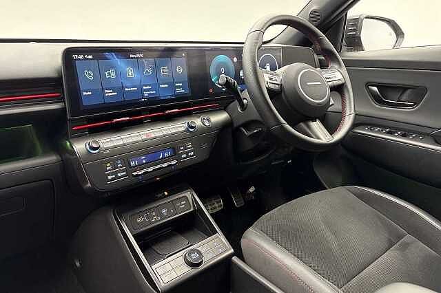 Hyundai KONA 1.6 h-GDi N Line S SUV 5dr Petrol Hybrid DCT Euro 6 (s/s) (129 ps) Ultimate Red