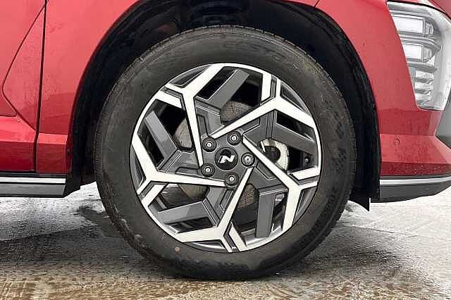 Hyundai KONA 1.6 h-GDi N Line S SUV 5dr Petrol Hybrid DCT Euro 6 (s/s) (129 ps) Ultimate Red