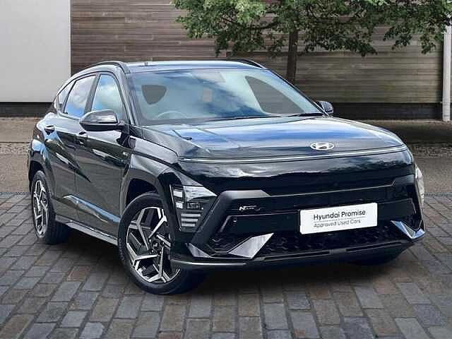 Hyundai KONA 1.6 h-GDi N Line S SUV 5dr Petrol Hybrid DCT Euro 6 (s/s) (129 ps) Abyss Black