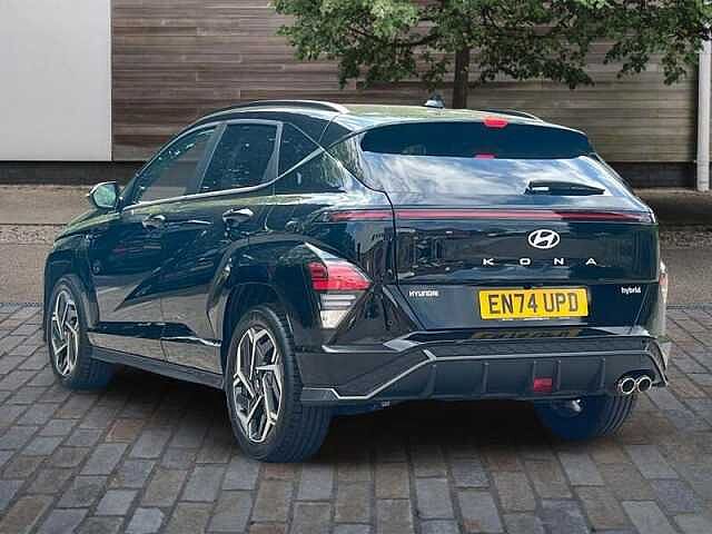 Hyundai KONA 1.6 h-GDi N Line S SUV 5dr Petrol Hybrid DCT Euro 6 (s/s) (129 ps) Abyss Black