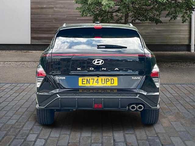 Hyundai KONA 1.6 h-GDi N Line S SUV 5dr Petrol Hybrid DCT Euro 6 (s/s) (129 ps) Abyss Black