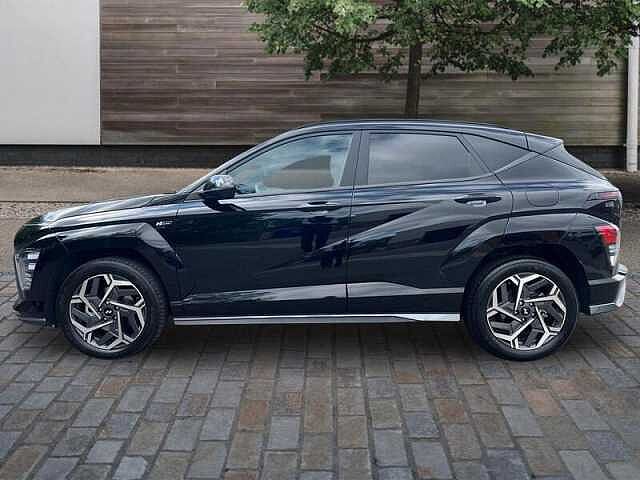 Hyundai KONA 1.6 h-GDi N Line S SUV 5dr Petrol Hybrid DCT Euro 6 (s/s) (129 ps) Abyss Black