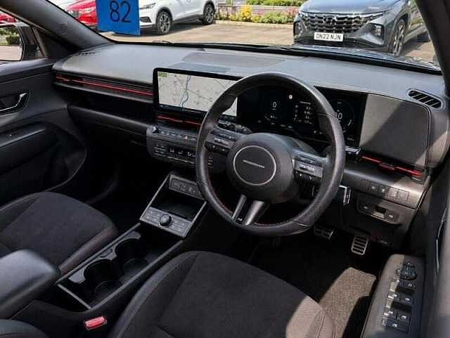 Hyundai KONA 1.6 h-GDi N Line S SUV 5dr Petrol Hybrid DCT Euro 6 (s/s) (141 ps) Meta Blue