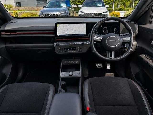 Hyundai KONA 1.6 h-GDi N Line S SUV 5dr Petrol Hybrid DCT Euro 6 (s/s) (141 ps) Meta Blue