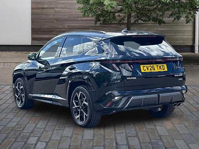 Hyundai TUCSON 1.6 T-GDi N Line S SUV 5dr Petrol Hybrid Auto Euro 6 (s/s) (215 ps) Abyss Black Pearl