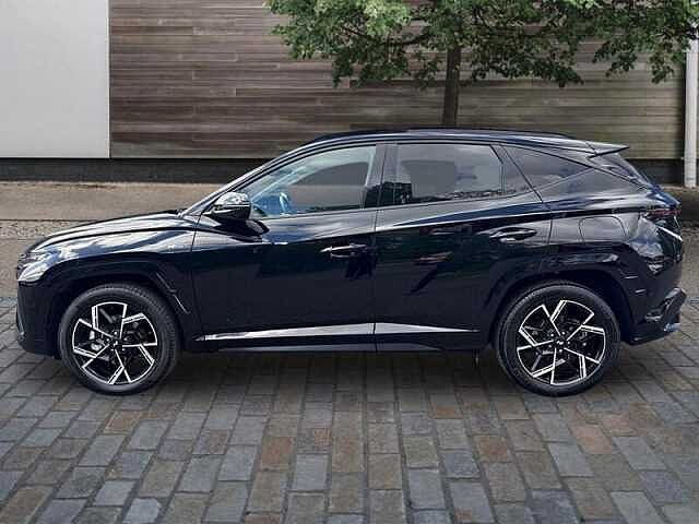 Hyundai TUCSON 1.6 T-GDi N Line S SUV 5dr Petrol Hybrid Auto Euro 6 (s/s) (215 ps) Abyss Black Pearl