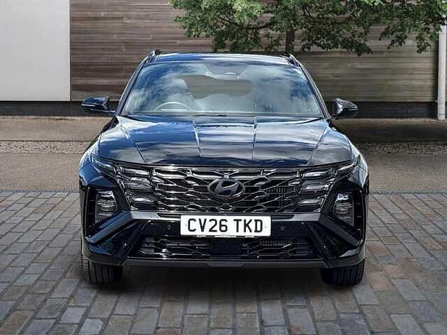 Hyundai TUCSON 1.6 T-GDi N Line S SUV 5dr Petrol Hybrid Auto Euro 6 (s/s) (215 ps) Abyss Black Pearl