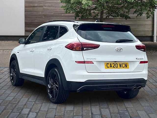 Hyundai TUCSON 1.6 T-GDi N Line SUV 5dr Petrol Manual Euro 6 (s/s) (177 ps) Polar White