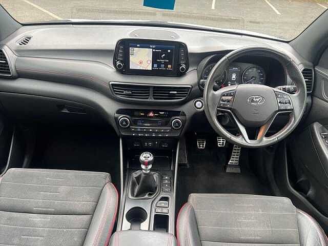 Hyundai TUCSON 1.6 T-GDi N Line SUV 5dr Petrol Manual Euro 6 (s/s) (177 ps) Polar White