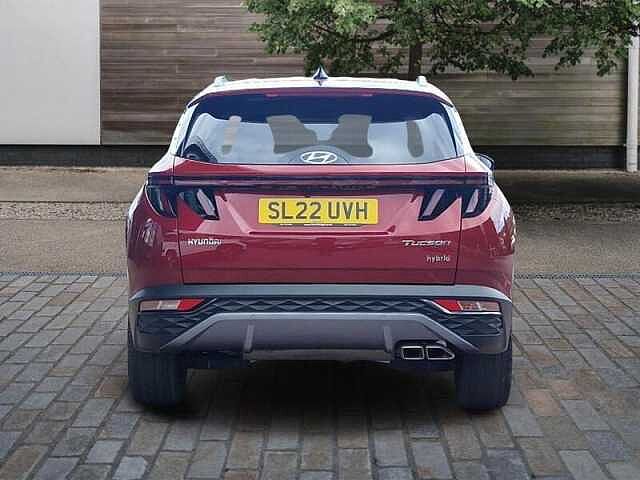 Hyundai TUCSON 1.6 h T-GDi Premium SUV 5dr Petrol Hybrid Auto Euro 6 (s/s) (230 ps) Sunset Red