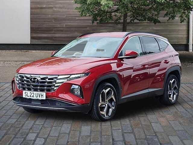 Hyundai TUCSON 1.6 h T-GDi Premium SUV 5dr Petrol Hybrid Auto Euro 6 (s/s) (230 ps) Sunset Red