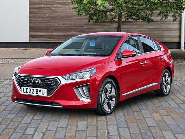 Hyundai IONIQ 1.6 h-GDi Premium SE Hatchback 5dr Petrol Hybrid DCT Euro 6 (s/s) (141 ps) Fiery Red
