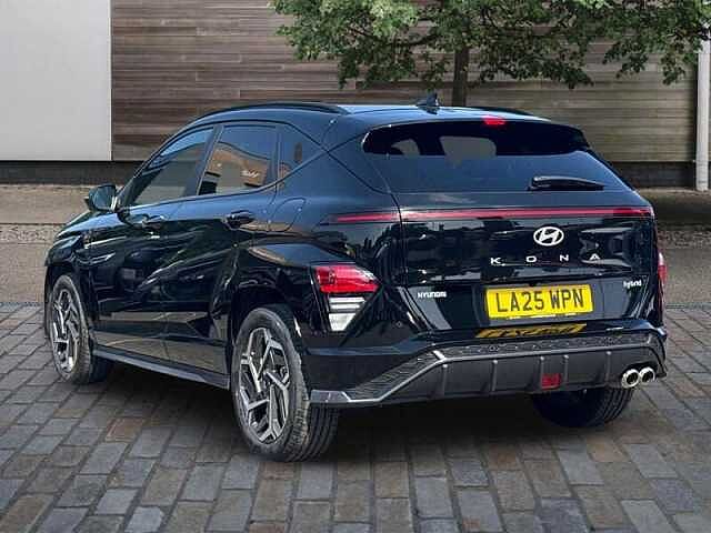 Hyundai KONA 1.6 h-GDi N Line S SUV 5dr Petrol Hybrid DCT Euro 6 (s/s) (129 ps) Abyss Black