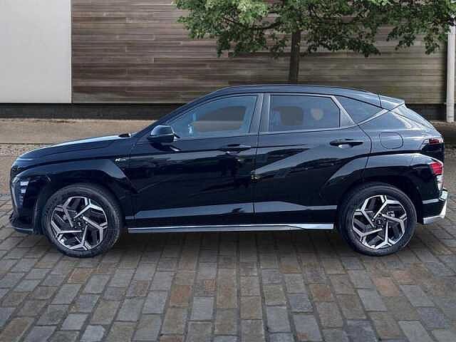 Hyundai KONA 1.6 h-GDi N Line S SUV 5dr Petrol Hybrid DCT Euro 6 (s/s) (129 ps) Abyss Black