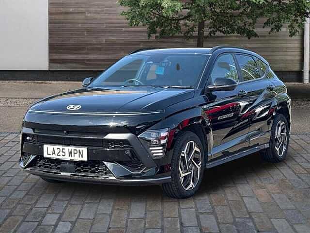 Hyundai KONA 1.6 h-GDi N Line S SUV 5dr Petrol Hybrid DCT Euro 6 (s/s) (129 ps) Abyss Black