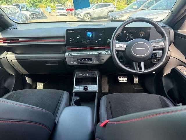Hyundai KONA 1.6 h-GDi N Line S SUV 5dr Petrol Hybrid DCT Euro 6 (s/s) (129 ps) Abyss Black