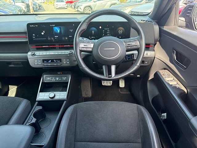 Hyundai KONA 1.6 h-GDi N Line S SUV 5dr Petrol Hybrid DCT Euro 6 (s/s) (129 ps) Abyss Black