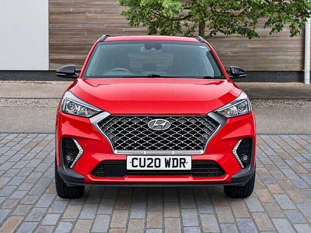 Hyundai TUCSON 1.6 GDi N Line SUV 5dr Petrol Manual Euro 6 (s/s) (132 ps) Engine Red