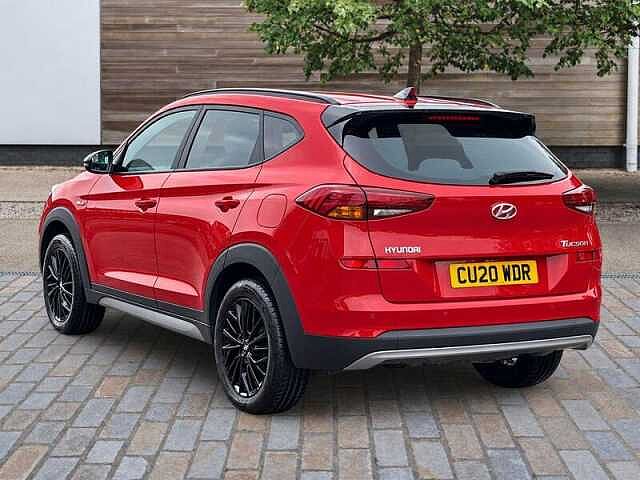 Hyundai TUCSON 1.6 GDi N Line SUV 5dr Petrol Manual Euro 6 (s/s) (132 ps) Engine Red
