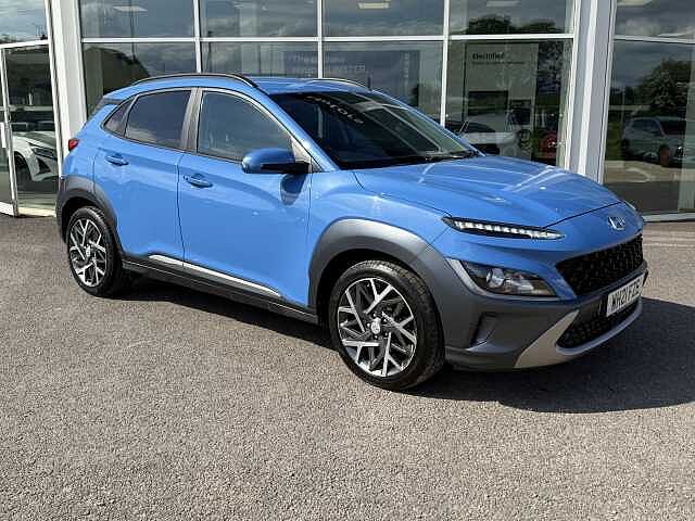 Hyundai KONA 1.6 GDi Hybrid Premium 5dr DCT Surfy Blue