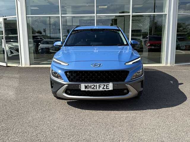 Hyundai KONA 1.6 GDi Hybrid Premium 5dr DCT Surfy Blue