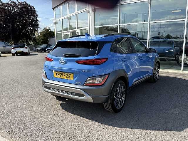 Hyundai KONA 1.6 GDi Hybrid Premium 5dr DCT Surfy Blue
