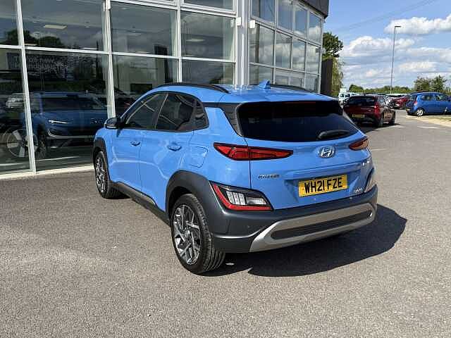 Hyundai KONA 1.6 GDi Hybrid Premium 5dr DCT Surfy Blue