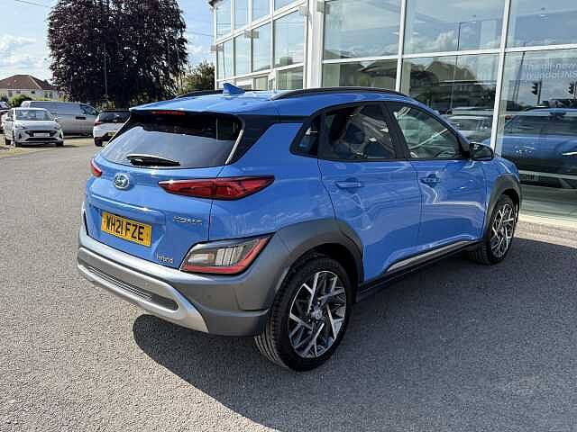 Hyundai KONA 1.6 GDi Hybrid Premium 5dr DCT Surfy Blue