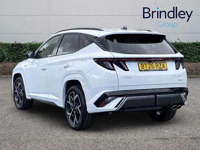 Hyundai TUCSON 1.6T 239 Hybrid N Line 5dr Auto Atlas White