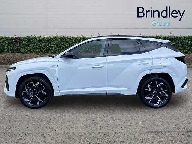 Hyundai TUCSON 1.6T 239 Hybrid N Line 5dr Auto Atlas White