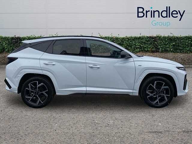 Hyundai TUCSON 1.6T 239 Hybrid N Line 5dr Auto Atlas White