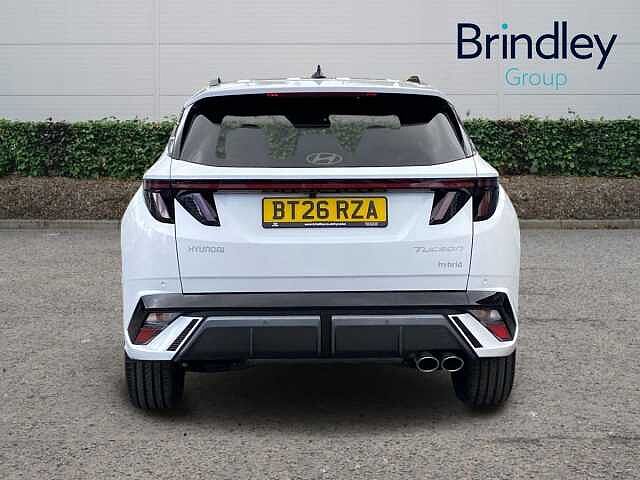 Hyundai TUCSON 1.6T 239 Hybrid N Line 5dr Auto Atlas White