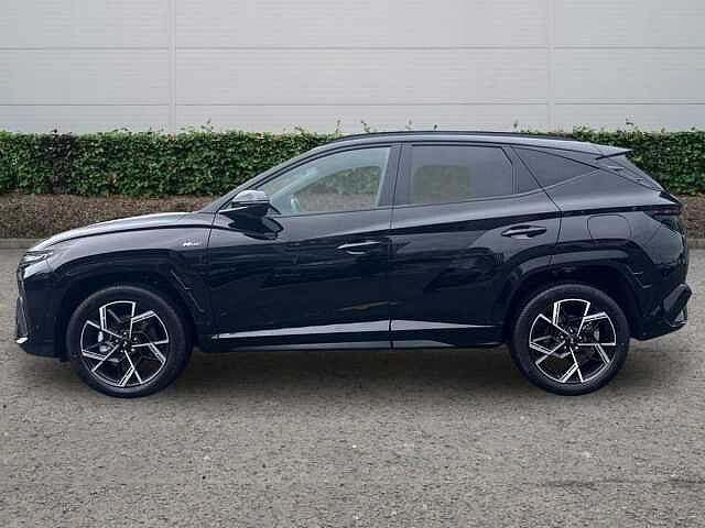 Hyundai TUCSON 1.6T 239 Hybrid N Line Edition 5dr Auto Abyss Black