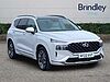 Hyundai SANTA FE 1.6 TGDi Hybrid Ultimate 5dr 4WD Auto Glacier White
