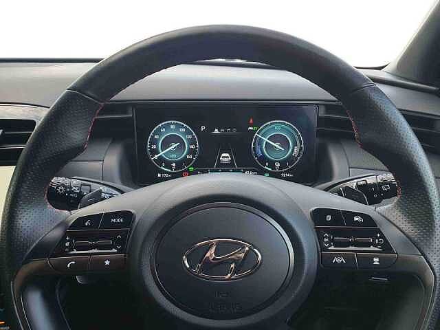 Hyundai TUCSON 1.6 TGDi Hybrid 230 N Line S 5dr 2WD Auto White