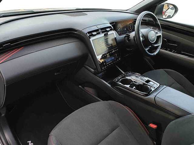 Hyundai TUCSON 1.6 TGDi Hybrid 230 N Line S 5dr 2WD Auto White