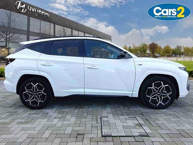Hyundai TUCSON 1.6 TGDi Hybrid 230 N Line S 5dr 2WD Auto White
